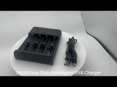 4 ranuras 18650 cargador de batería recargable 4.2V 2A para batería de iones de litio Ni-MH Ni-CD