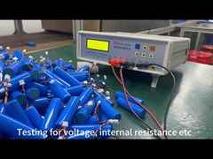 Etapas de ensayo después de montar la batería