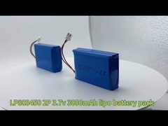 Celda de batería de polímero de litio solar 803450-2P 3.7v 3000mAh 11.1wh