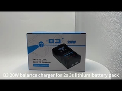 B3 Cargador de batería de equilibrio de 20W 1.6A para paquetes de baterías de litio de 2s 3s