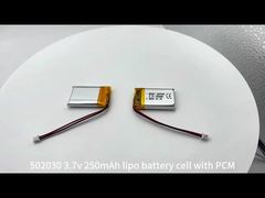 Pila de batería de polímero de litio RESKY LP502030 3.7v 250mAh celda de litio