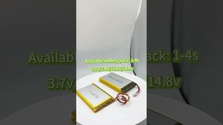 Batería de energía 605080 3,7 V batería de polímero de litio VS 605080-2S 7,4 v 3000mAh batería lipo