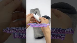 Calcetines calefactores eléctricos con 3.7v 2200mAh a batería recargable li-ion 18650 de 3200mAh