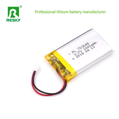 comprar Batería de polímero de litio solar 703048 1000mAh 3.7V Para electrónica de consumo online manufacture