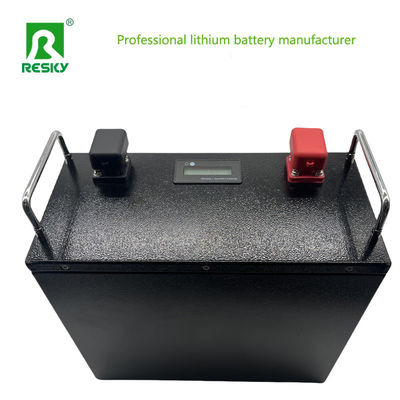 comprar Banco de energía solar Batería Lifepo4 25.6V 100Ah Paquete de baterías de fosfato de hierro y litio para robots y AGVs Fabricación en línea