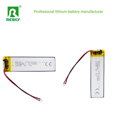 comprar Power Lithium Battery 502065 3.7V 700mAh Rechargeable Battery Cell For Smart Watch Fabricación en línea