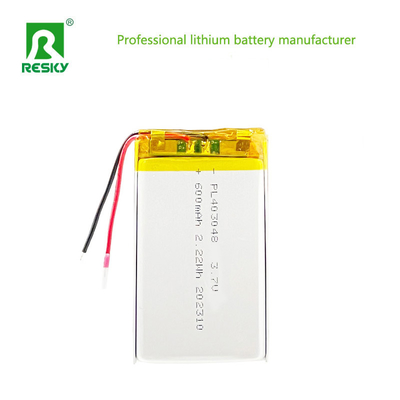 comprar Batería de polímero de iones de litio 403048 3.7V 600mAh 2.22wh Celda de batería Lipo para rastreador GPS para mascotas Fabricación en línea