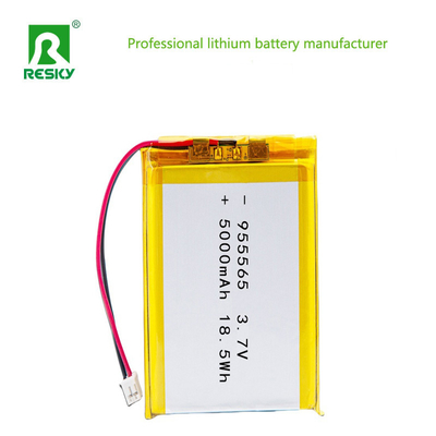 comprar Batería de polímero de litio solar LP955565 de 3,7 V y 5000 mAh, 18,5 Wh, para masajeador portátil Fabricación en línea