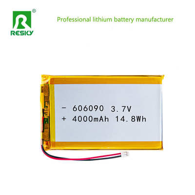 comprar Celda de batería de polímero de iones de litio 606090 3.7V 7.4V 4000mAh 14.8Wh Paquete de batería de polímero de litio recargable Fabricación en línea