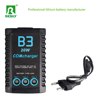 comprar B3 20W Cargador de batería recargable Lipo para 2s 3s 7.4V 11.1V RC Baterías de automóviles y aviones Fabricación en línea