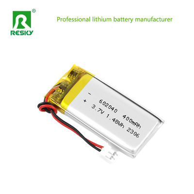 comprar Batería de polímero de litio Celda 602040 400mAh 450mAh 3.7V 1.48wh Potencia Batería Lipo Li-polímero Fabricación en línea