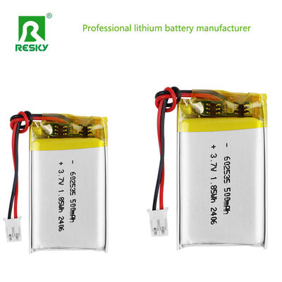 comprar Celda de batería de polímero de litio 602535 3.7V 4.2V 400mAh 500mAh 1.85wh Baterías Lipo de energía Fabricación en línea