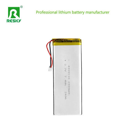 comprar Celda de batería de polímero de litio recargable 4030130 3.7V 2000mAh 7.4wh Celda de batería Lipo Fabricación en línea