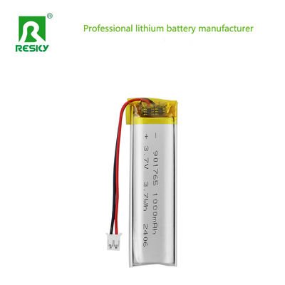 comprar Batería de polímero de litio 901765 3.7V 1000mAh 3.7wh Potencia recargable Baterías Lipo Fabricación en línea