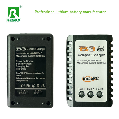 comprar Cargador de equilibrio RC IMAXB3 8W para baterías de polímero de litio recargables de 7.4V 11.1V 2s 3s 750mA Fabricación en línea