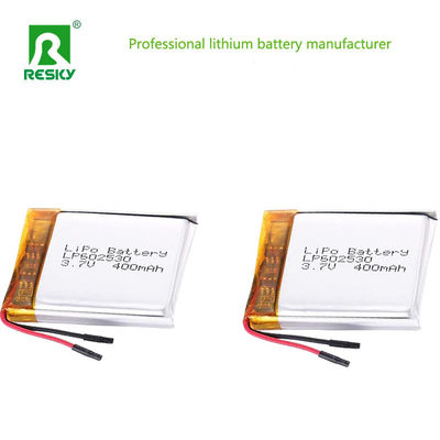 comprar Batería de iones de litio LP602530 3.7V 400mAh 1.48wh Celda de batería de polímero de litio Lipo solar para oxímetro de pulso Fabricación en línea