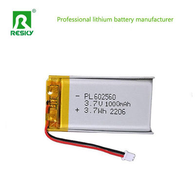 comprar Baterías lipo de potencia LP602560 3.7v 4.2v 1000mAh 3.7wh batería de polímero de litio para cerraduras inteligentes Fabricación en línea