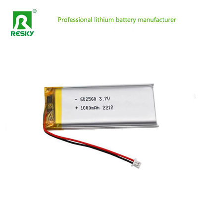 comprar Baterías de iones de litio recargables LP602560 3.7v 4.2v 1000mAh 3.7wh Polímero de litio Lipo Fabricación en línea