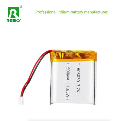 comprar Pila de batería de iones de litio 603030 3.7v 500mAh 1.85wh batería recargable de polímero de litio Para Hogar Inteligente Fabricación en línea