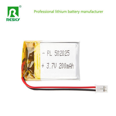 comprar Batería recargable de iones de litio polímero 502025 3.7V 200mAh Baterías Lipo para auriculares Fabricación en línea