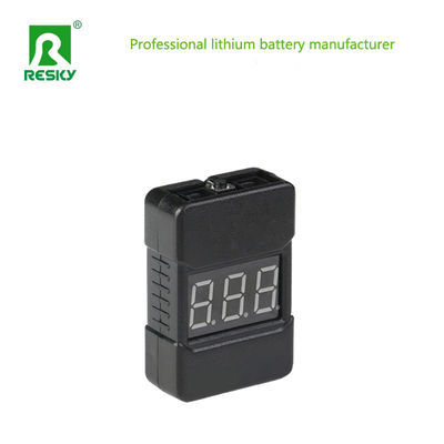 comprar 1-8S Lithium RC Battery Pack 2 In 1 Low Voltage Alarm Buzzer Battery Indicator Displayer Fabricación en línea