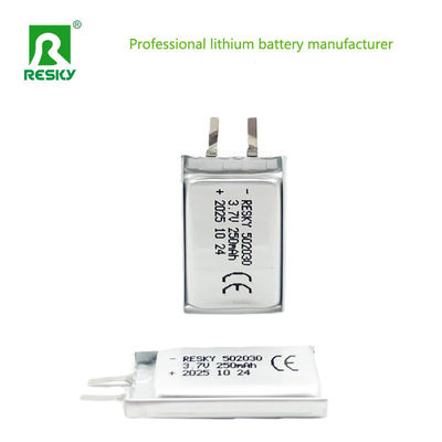 comprar Lipo Battery Cell 502030 3.7v 250mAh 0.925wh Li-ion Lithium Ion Polymer Battery Pack Fabricación en línea