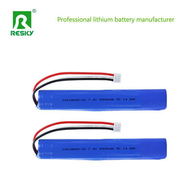 comprar Power Batteries 18650 2S1P 7.4V 2000mAh 2600mAh 5C Lithium Ion Battery Pack  With MSDS/UN38.3 Fabricación en línea