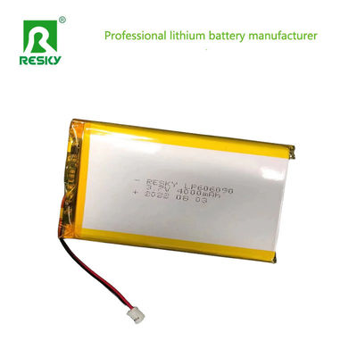 Batería de polímero de litio de potencia Celda 606090 3.7V 4.2V 4000mAh 14.8Wh Baterías Lipo