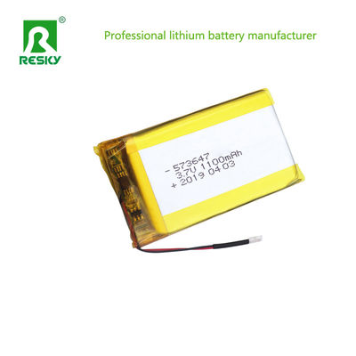 Batería de polímero de litio prismático 573647 553450 3.7V 1100mAh Baterías de almacenamiento de energía