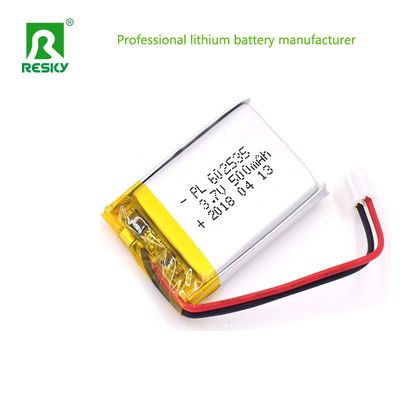 Batería de polímero de litio cuadrado 602535 3.7V 4.2V 400mAh Para Smart Watch
