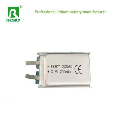 Batería de polímero de litio 502030 3.7V 250mAh para auriculares Bluetooth