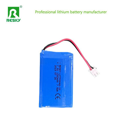 Luz de emergencia Batería de polímero de litio 703048-2s 7.4V 1000mAh 7.4wh