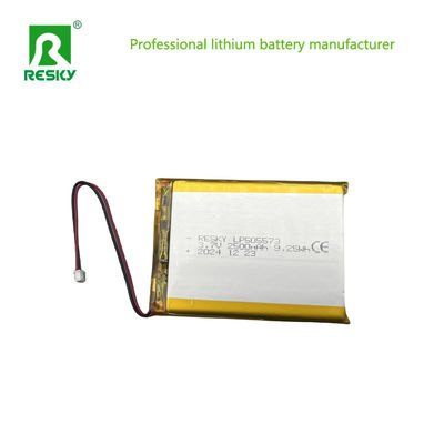 505573 Célula polimérica de iones de litio 2500mAh 3.7V 7.4V Para dispositivos médicos