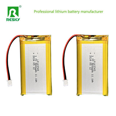 Celular recargable de Li Polymer 103765 3.7V 3000mAh 11.1wh Para cámara digital