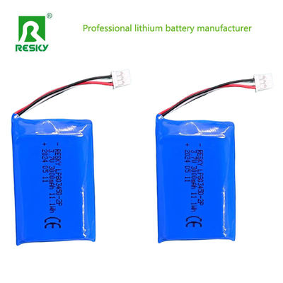 Celular recargable de Lipo Li Polymer 803450 3.7V 1500mAh 5.5wh