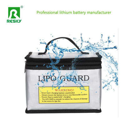 RC doble cremallera Lipo Batería bolsa de seguridad a prueba de fuego a prueba de agua