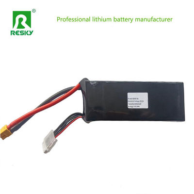 Batería de litio RC ligera 22.2V 2600mAh 6s 35c Baterías de litio polímero