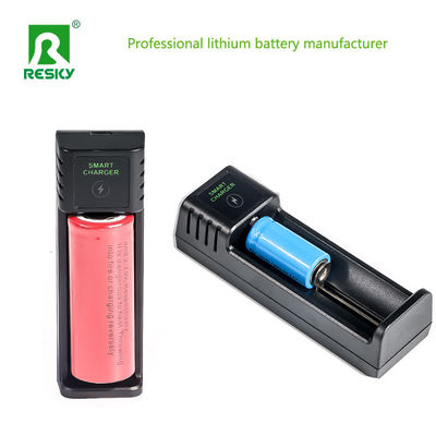1 ranura cargador de celdas de batería cilíndrica para 3.7V 3.6V LiFePO4 de litio recargable 18650 26650 21700 batería
