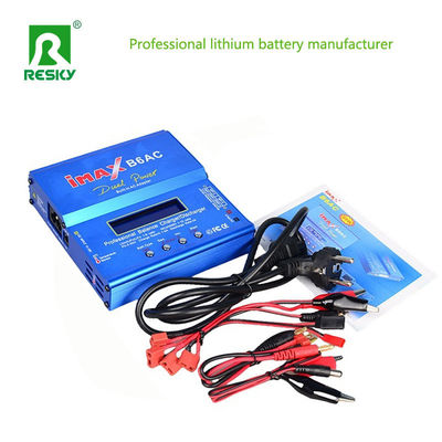 80W Imax B6AC cargador de doble potencia recargable para la batería de iones de litio RC