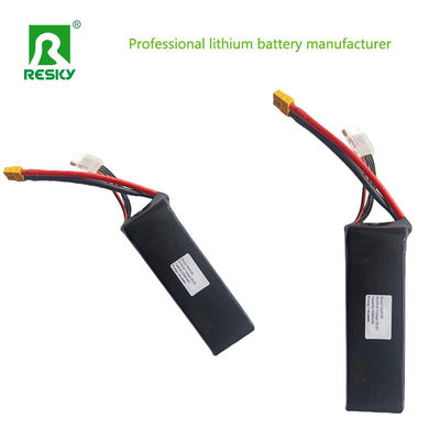 Batería RC de iones de litio para aviones 2600mAh 11.1V 12V 15c Batería de iones de litio polímero