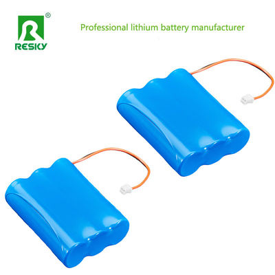 Almacenamiento 18650 Batería de iones de litio Celda de 11.1v 3500mAh Batería de litio recargable Para GPS