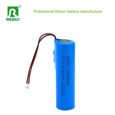 Célula de iones de litio 3.7V 4.2V 2600mAh Batería de iones de litio recargable con PCM