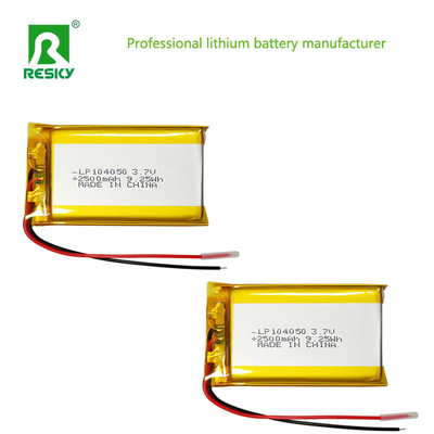Potencia Batería de polímero de litio 505060 2000mAh 7.4wh 3.7V Para dispositivo médico