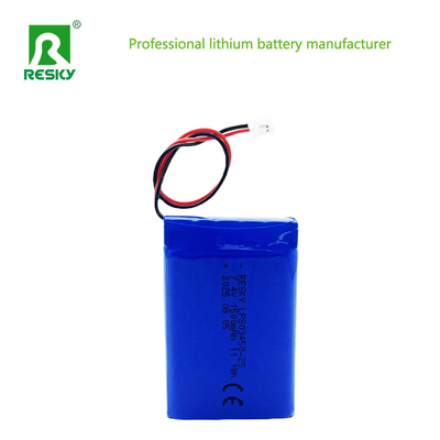 Paquete de batería de polímero de litio de alta potencia 803450 2S 7.4V 1500mAh 11.1wh Celda de iones de litio recargable